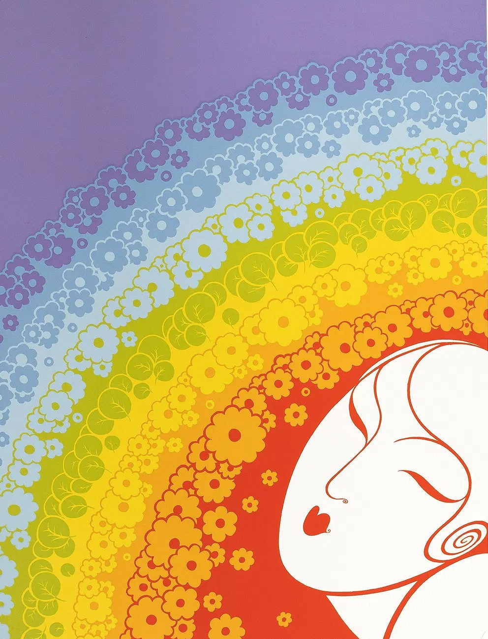 Erte - Rainbow in Blossom
