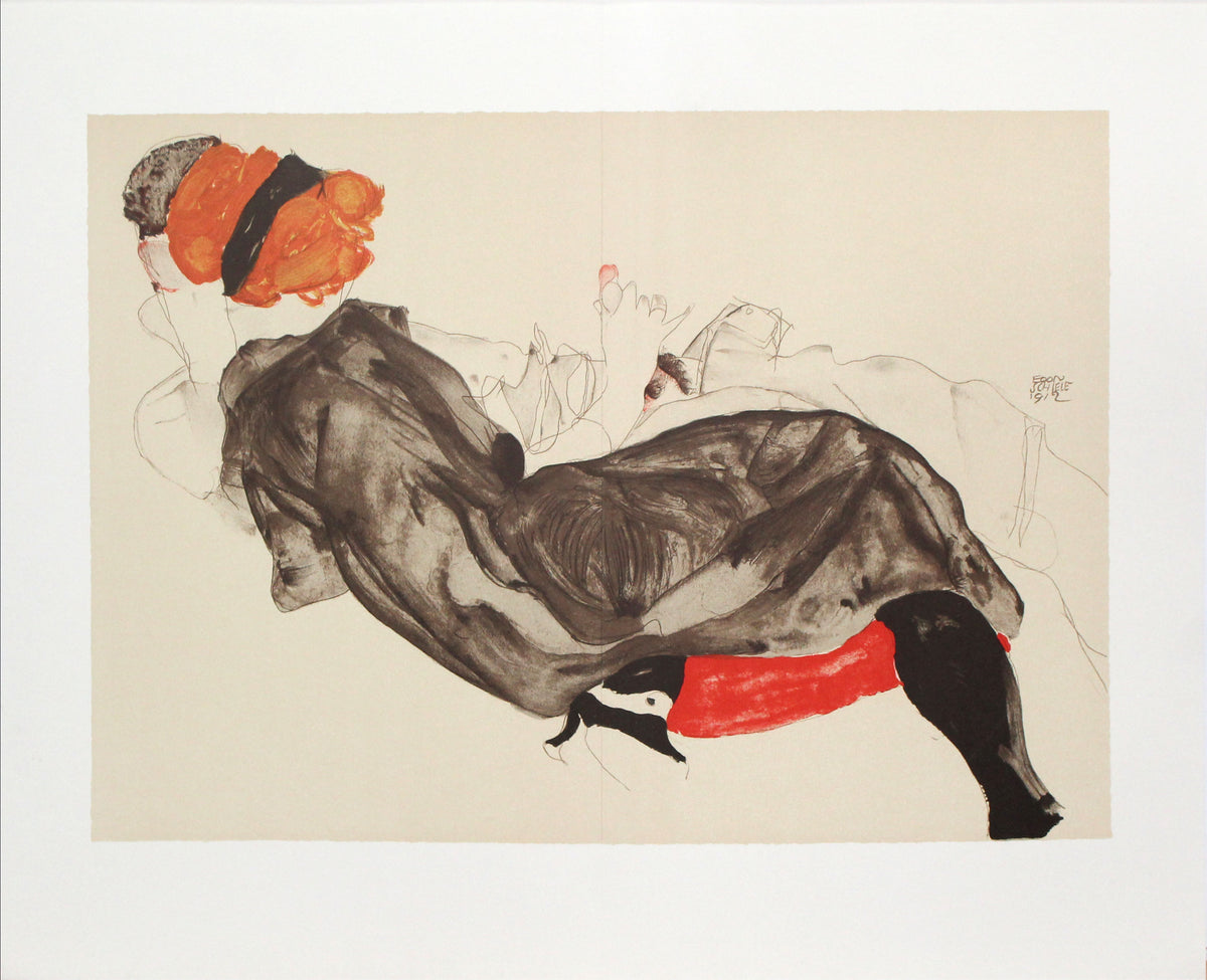 Egon Schiele - Reclining Couple
