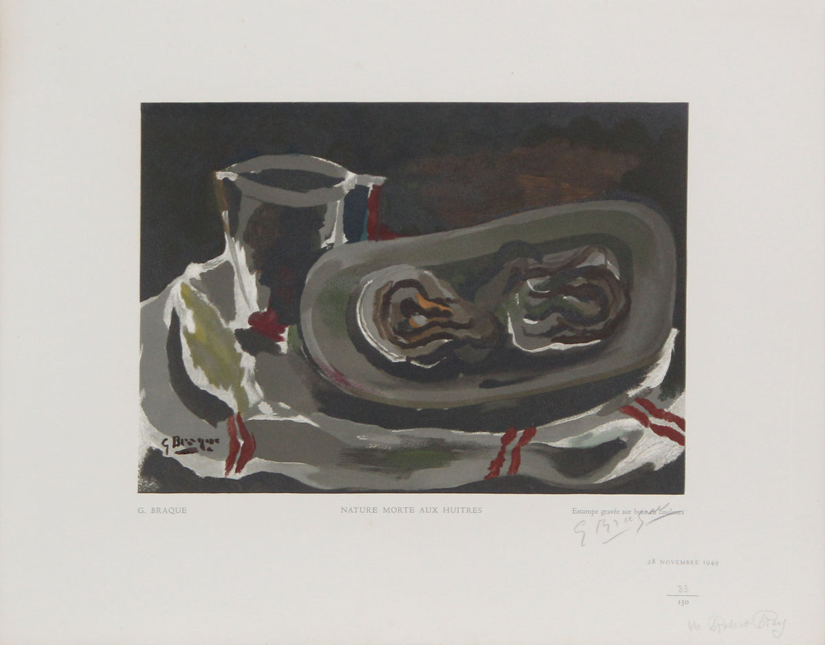 Georges Braque - Nature Morte Aux Huitres