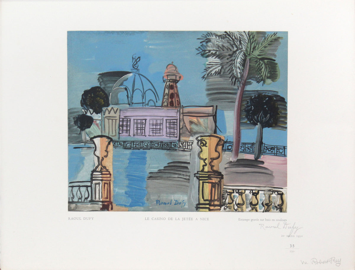 Raoul Dufy - Le Casino de la Jetee a Nice
