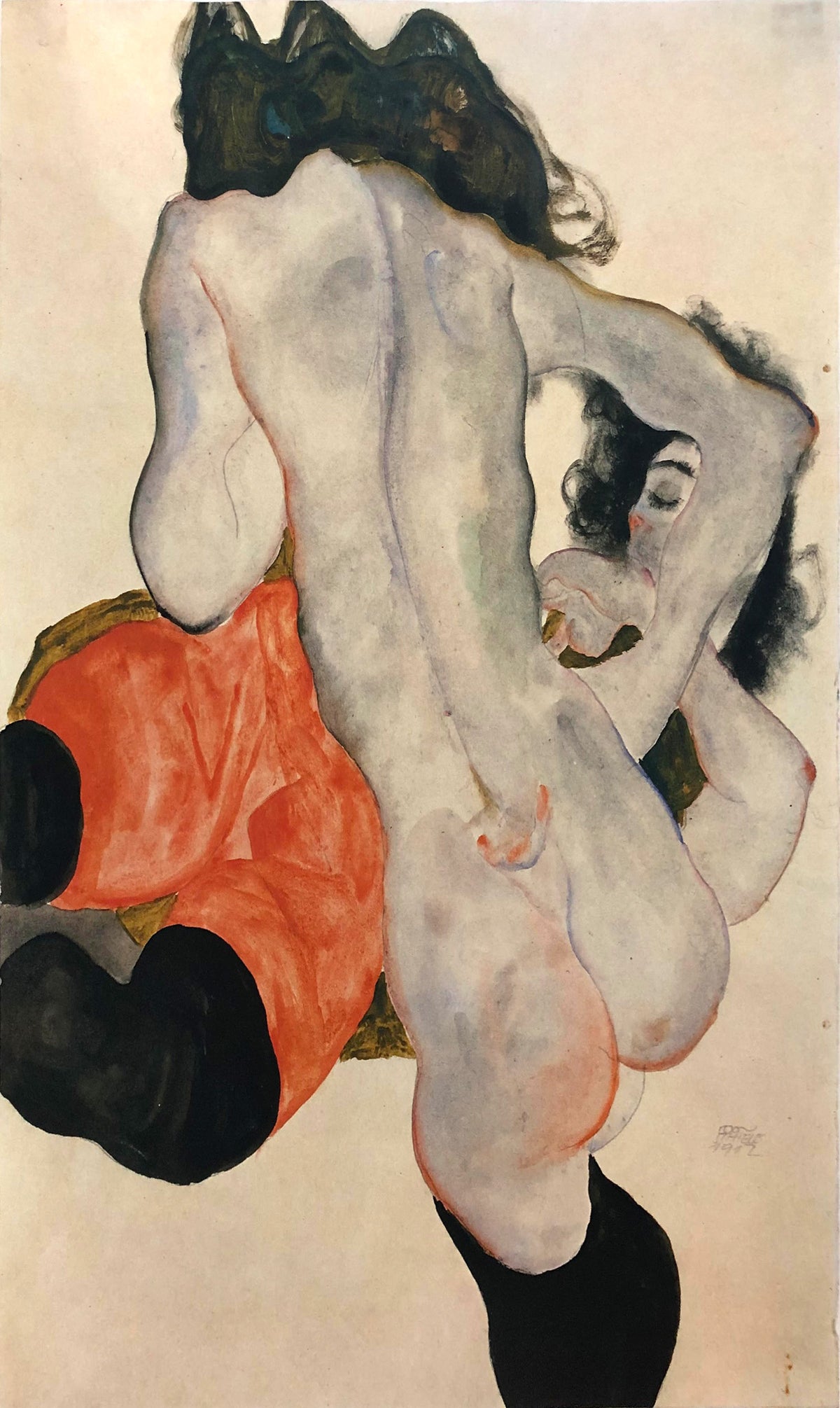 Egon Schiele - Two women 1912