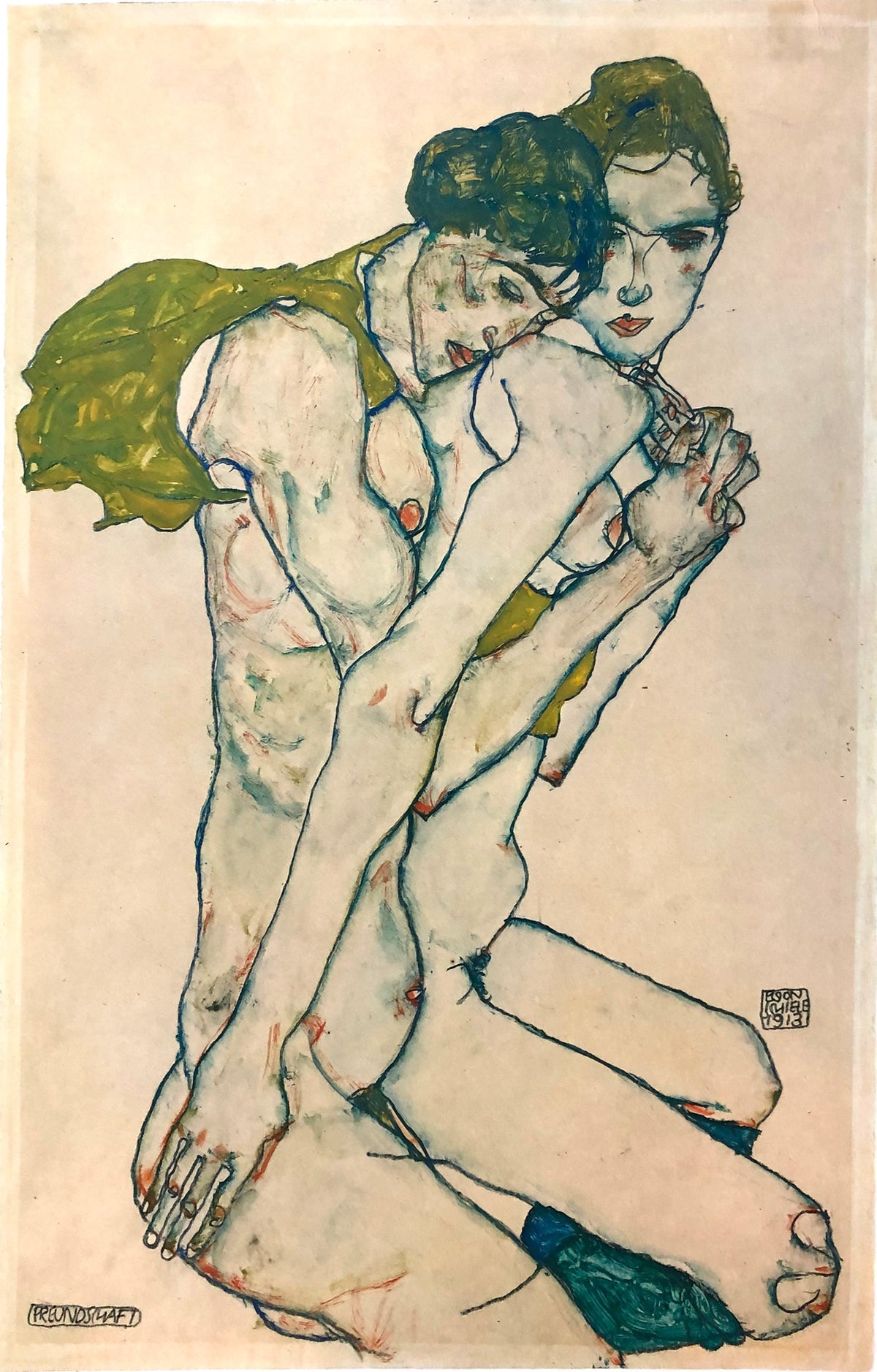 Egon Schiele - Friendship 1913