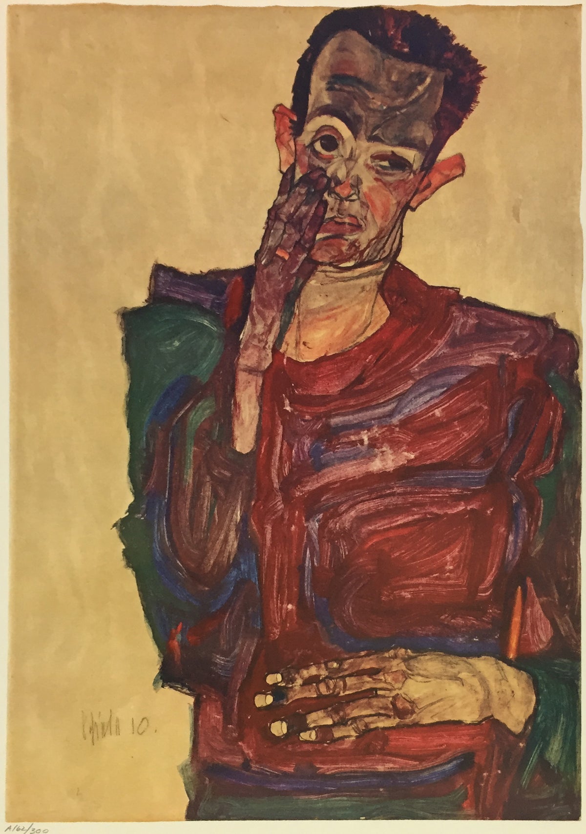 Egon Schiele - Self Portrait