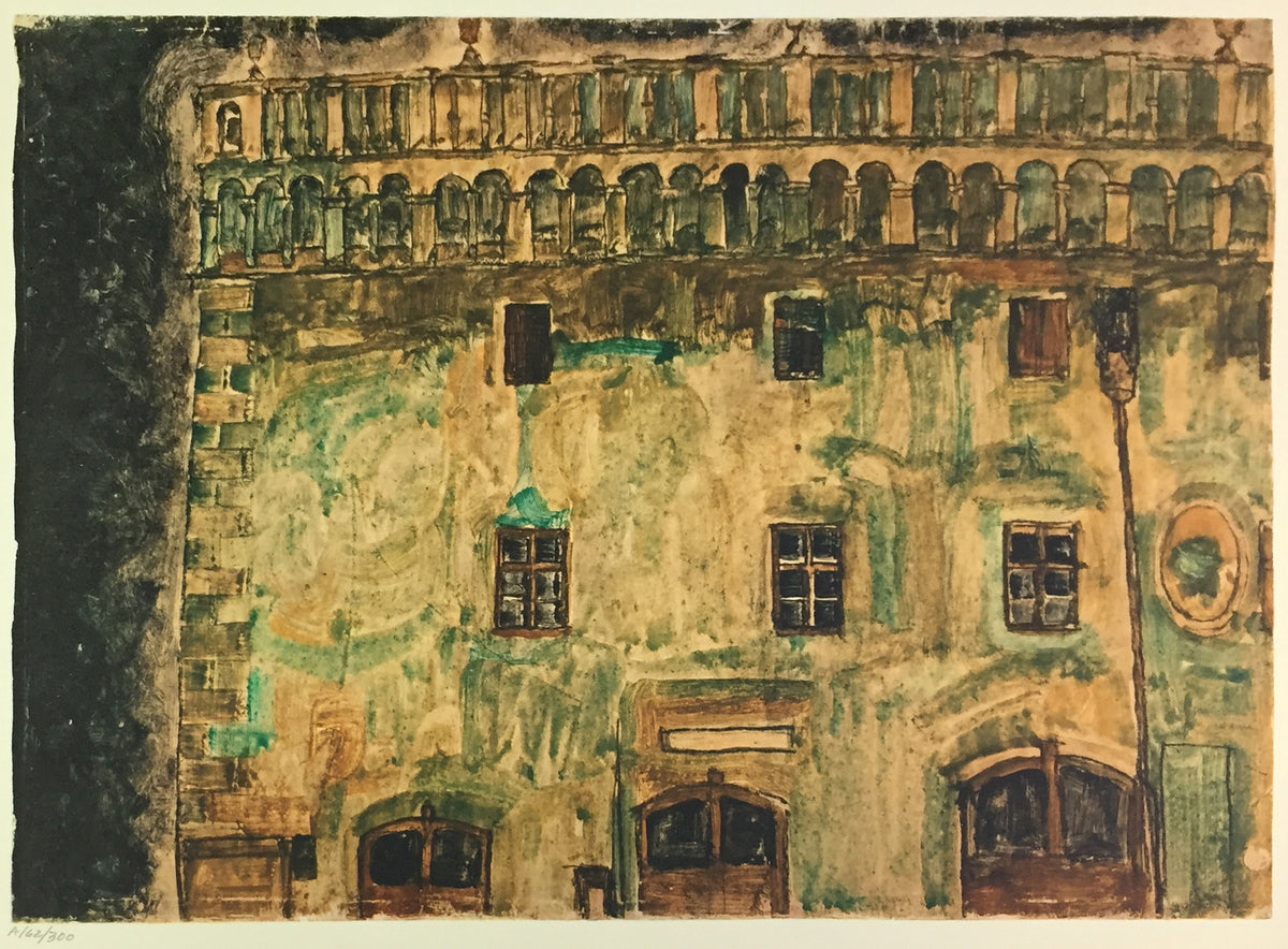 Egon Schiele - Krumau Town-Hall
