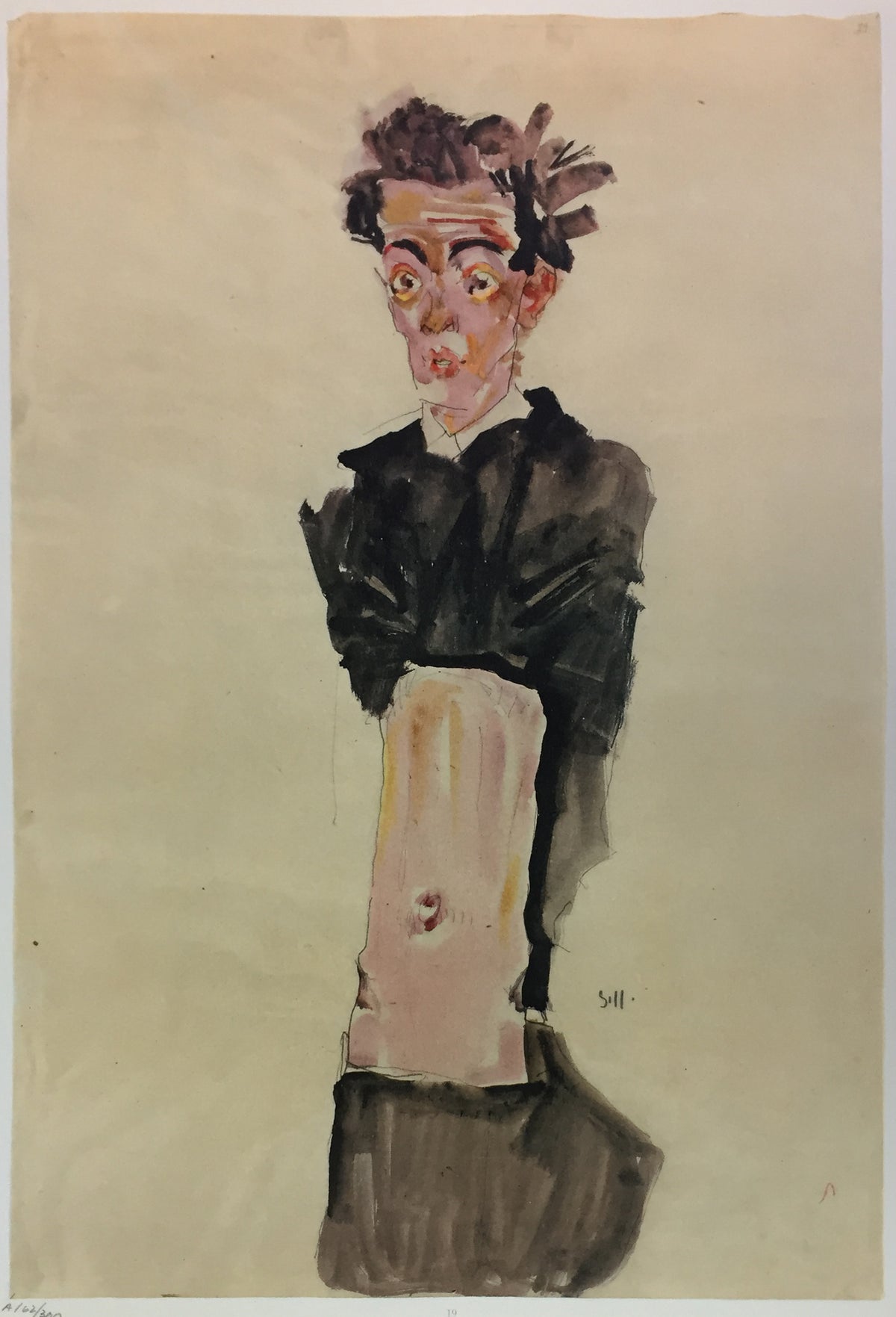 Egon Schiele - Self Portrait