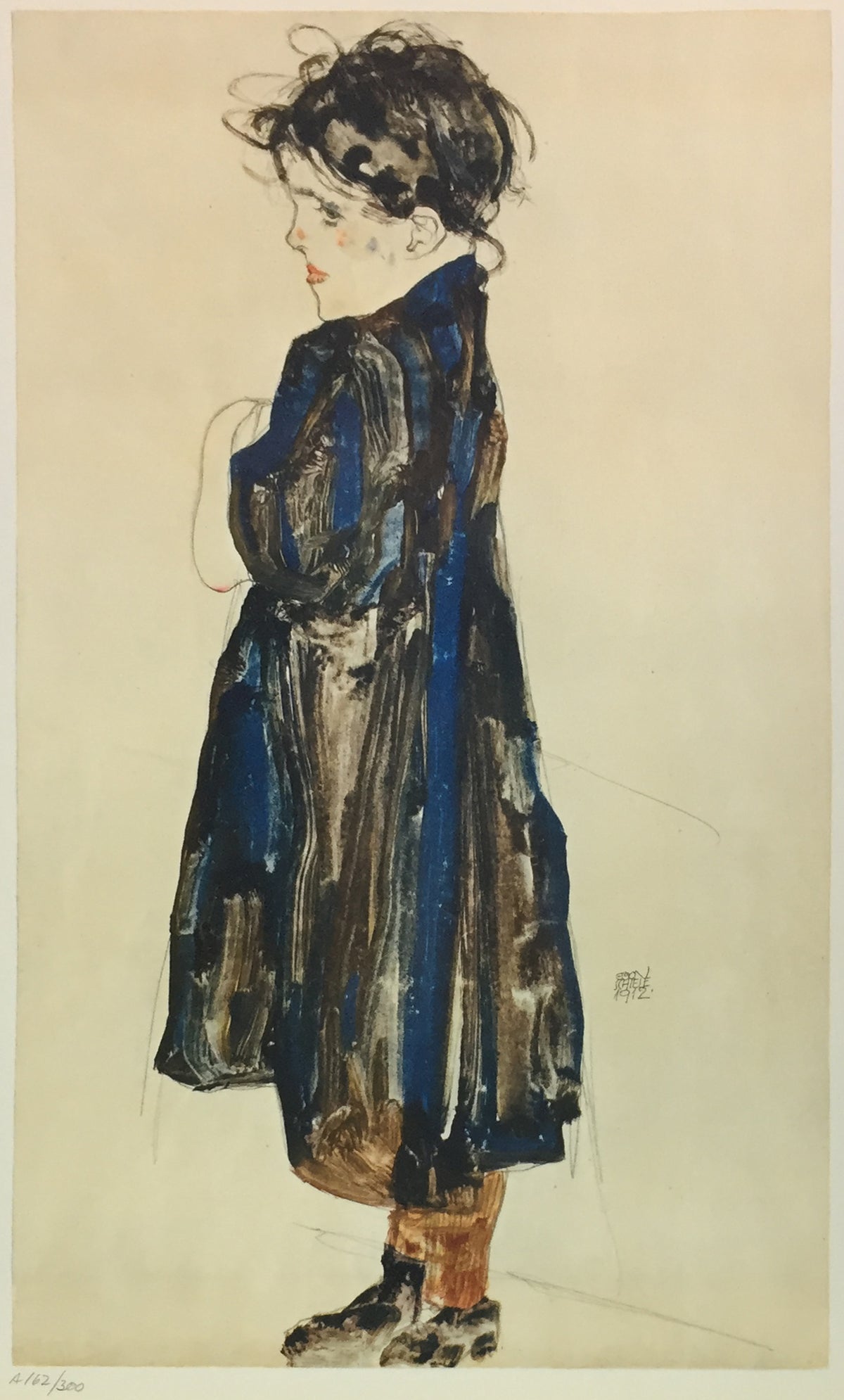 Egon Schiele - Peasent Girl