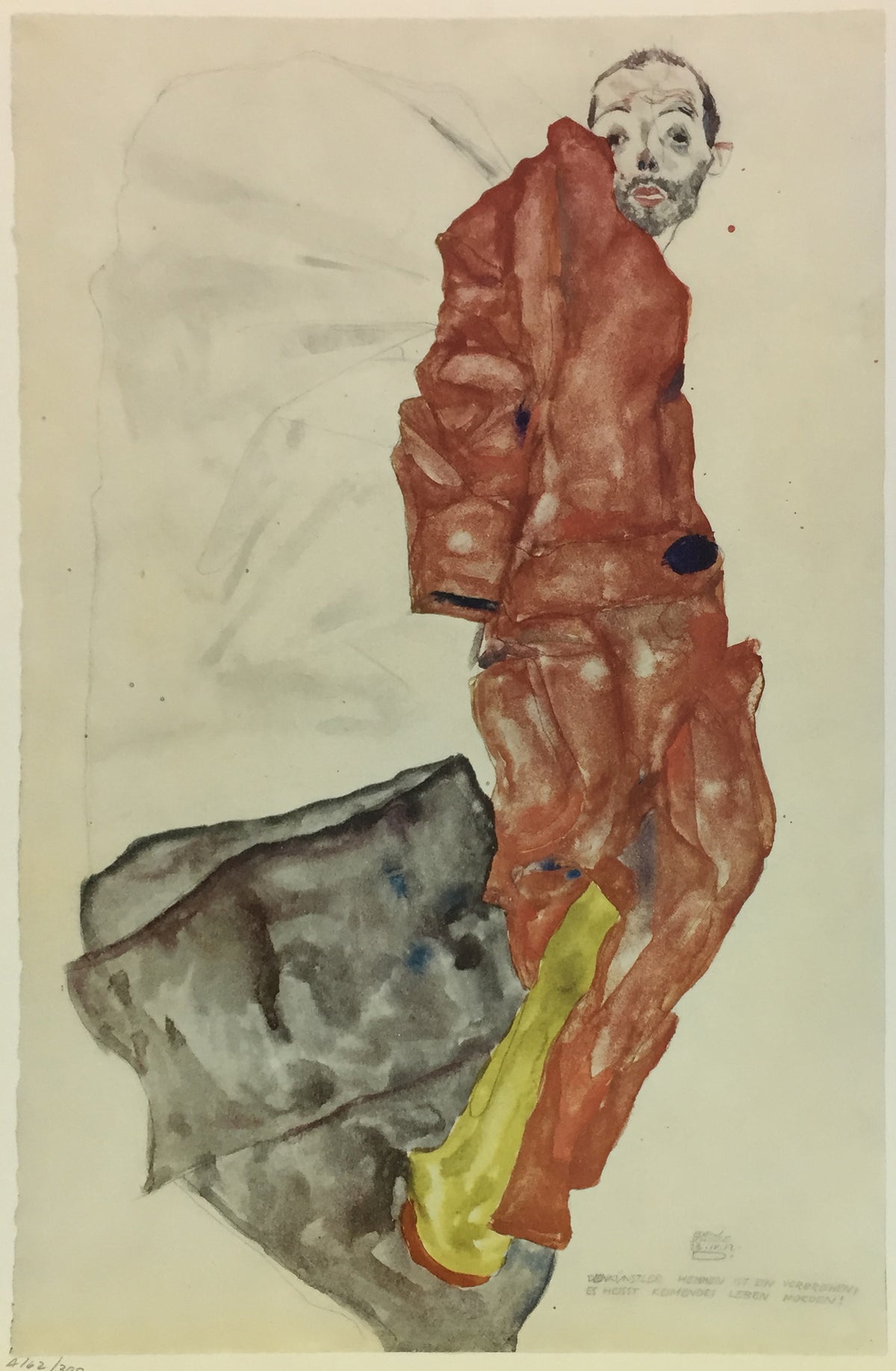 Egon Schiele - Self Portrait as a Prisoner