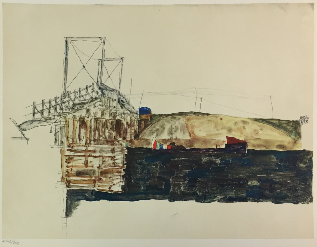 Egon Schiele - The Bridge