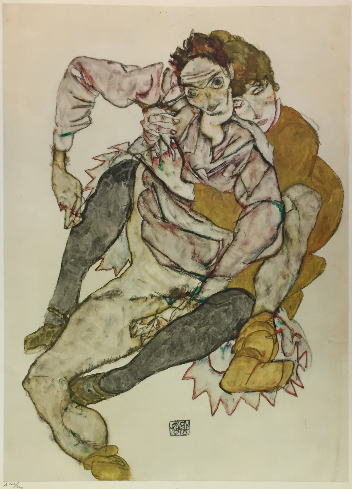 Egon Schiele - Couple