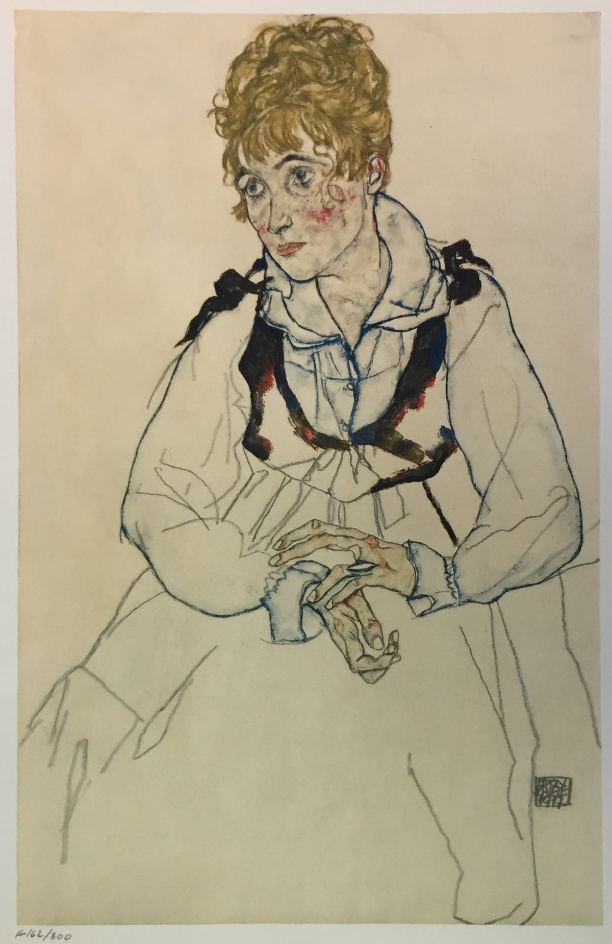 Egon Schiele - The Artist's Wife