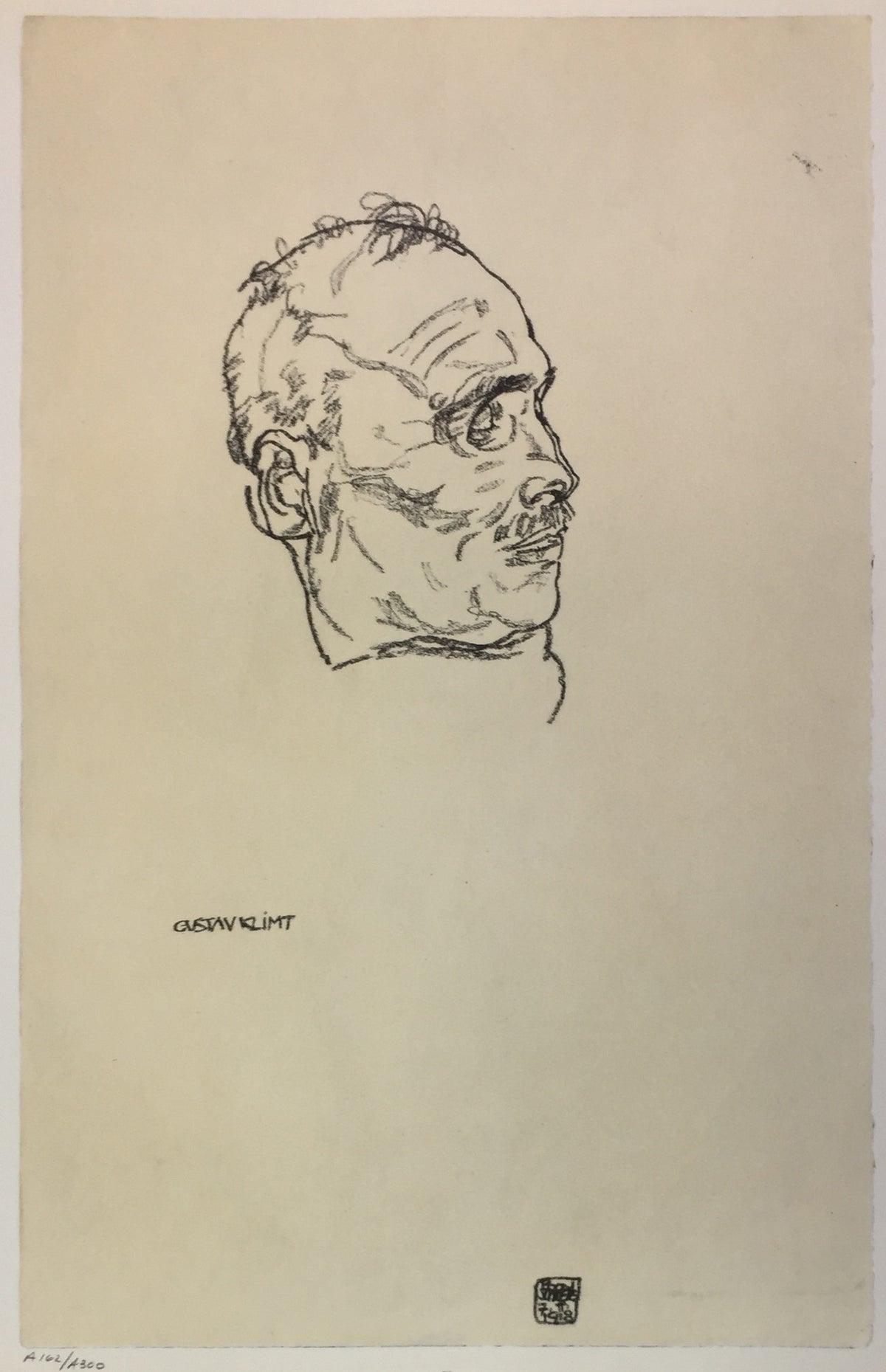 Egon Schiele - Gustav Klimt on his Deathbed