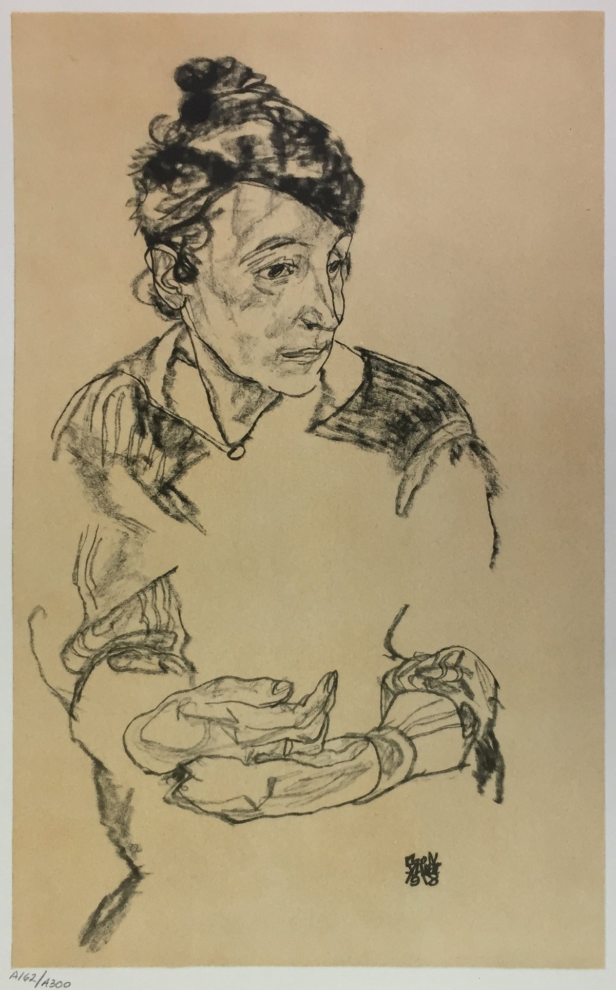 Egon Schiele - Portrait of the Artist's Mother