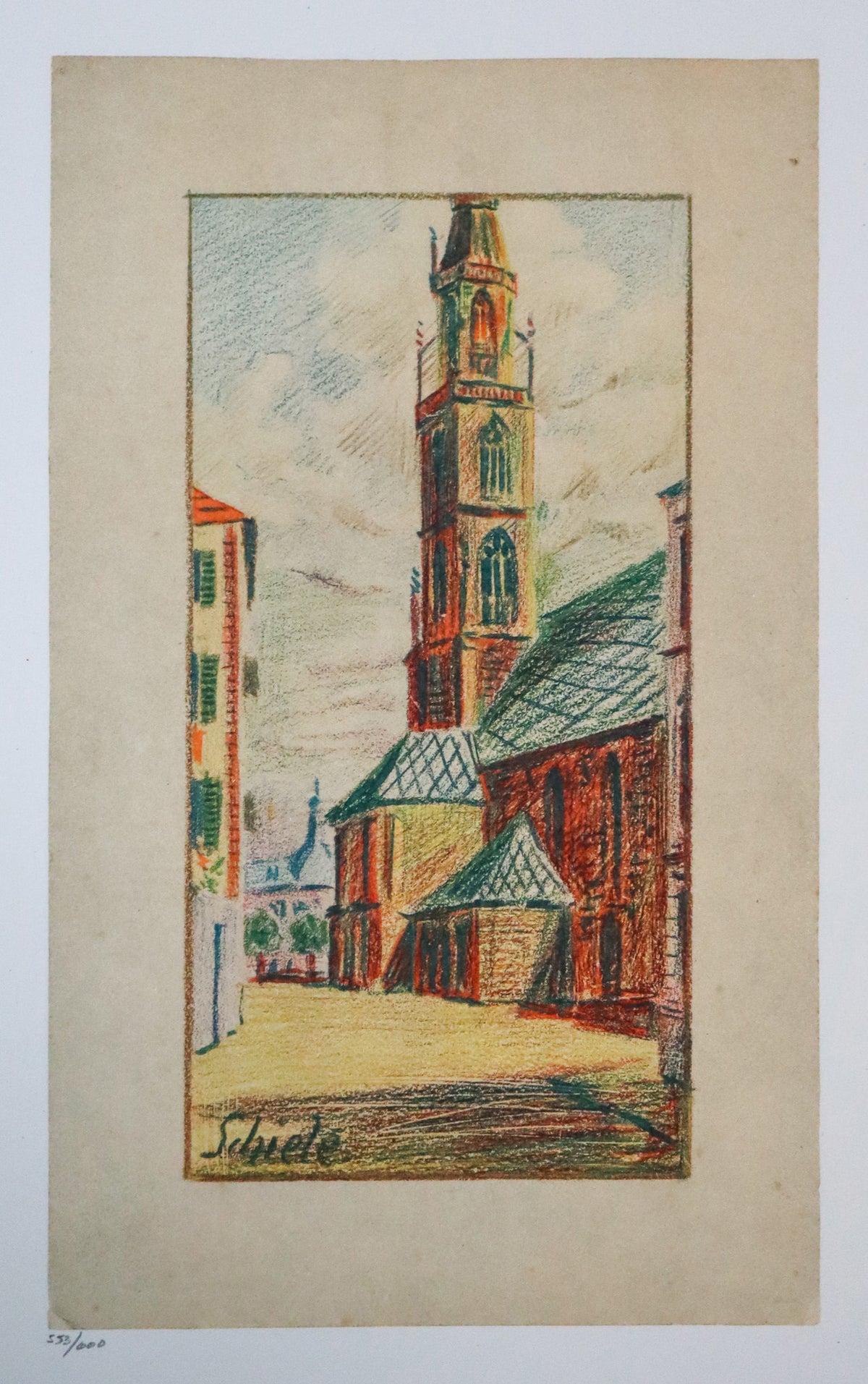 Egon Schiele - Church of Bozen