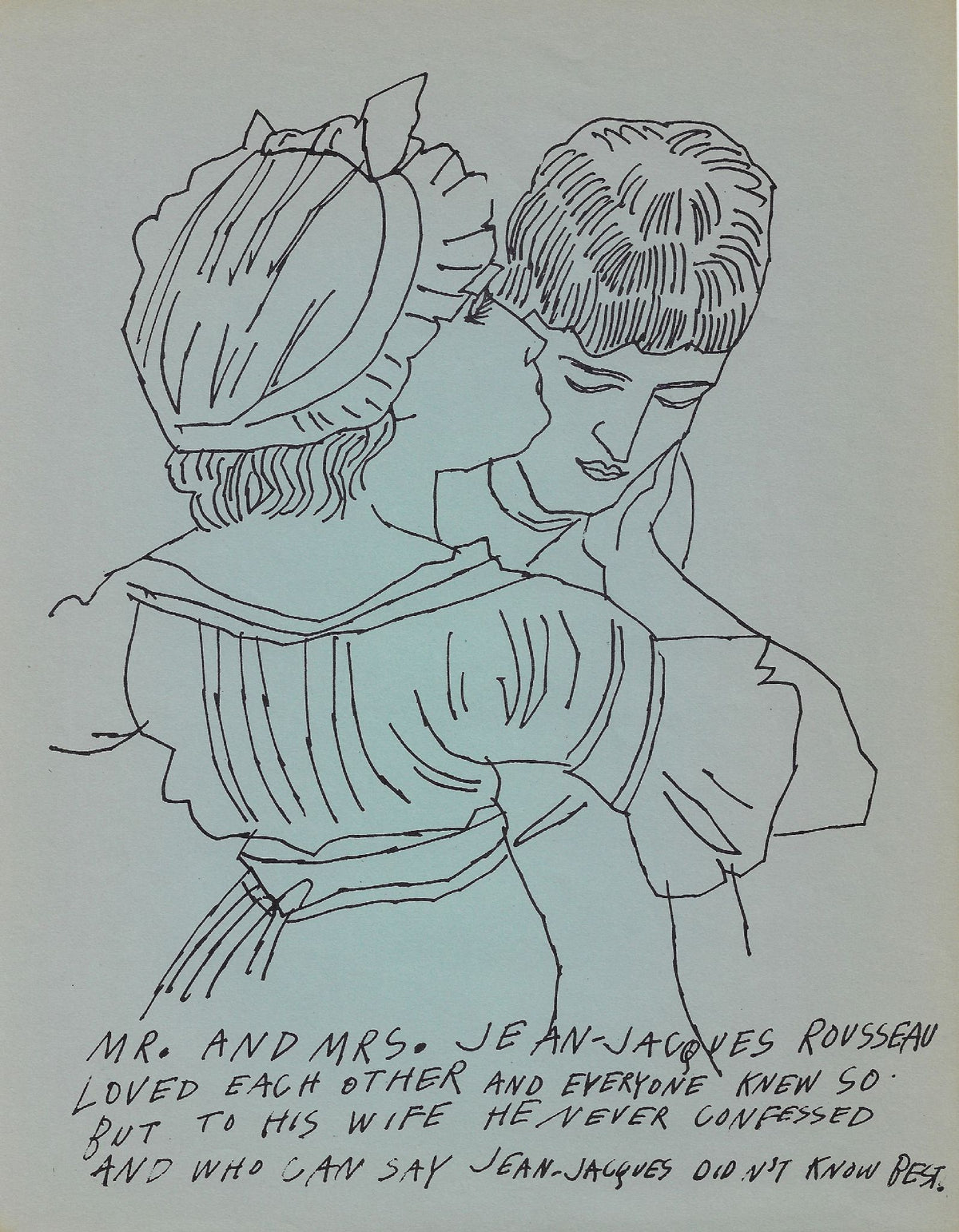 Andy Warhol - Untitled (Rousseau) (from Love Is A Pink Cake) (F. & S. IV.41)