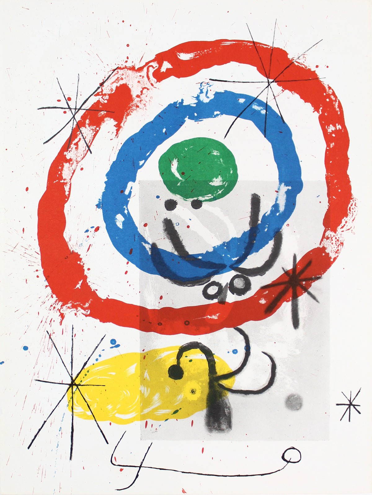 Joan Miro - Composition II from Derriere le Miroir