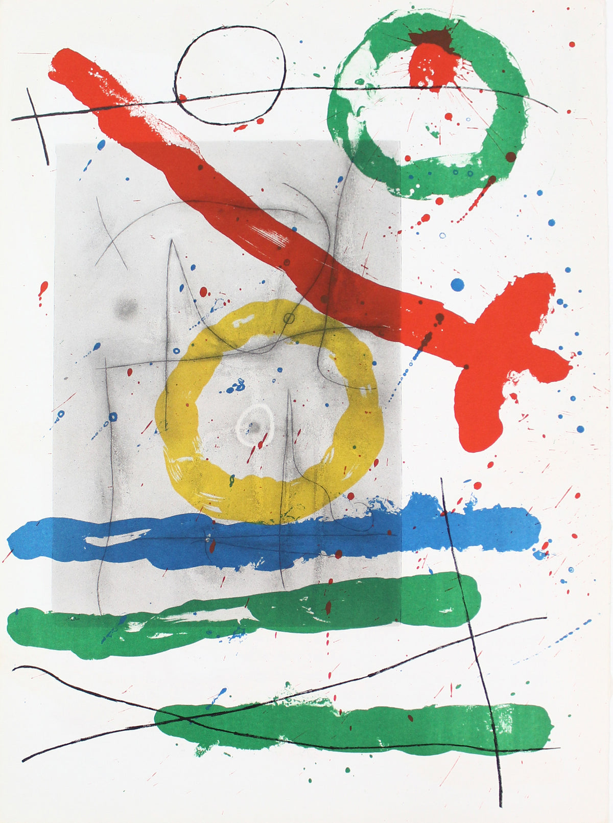 Joan Miro - Composition III from Derriere le Miroir
