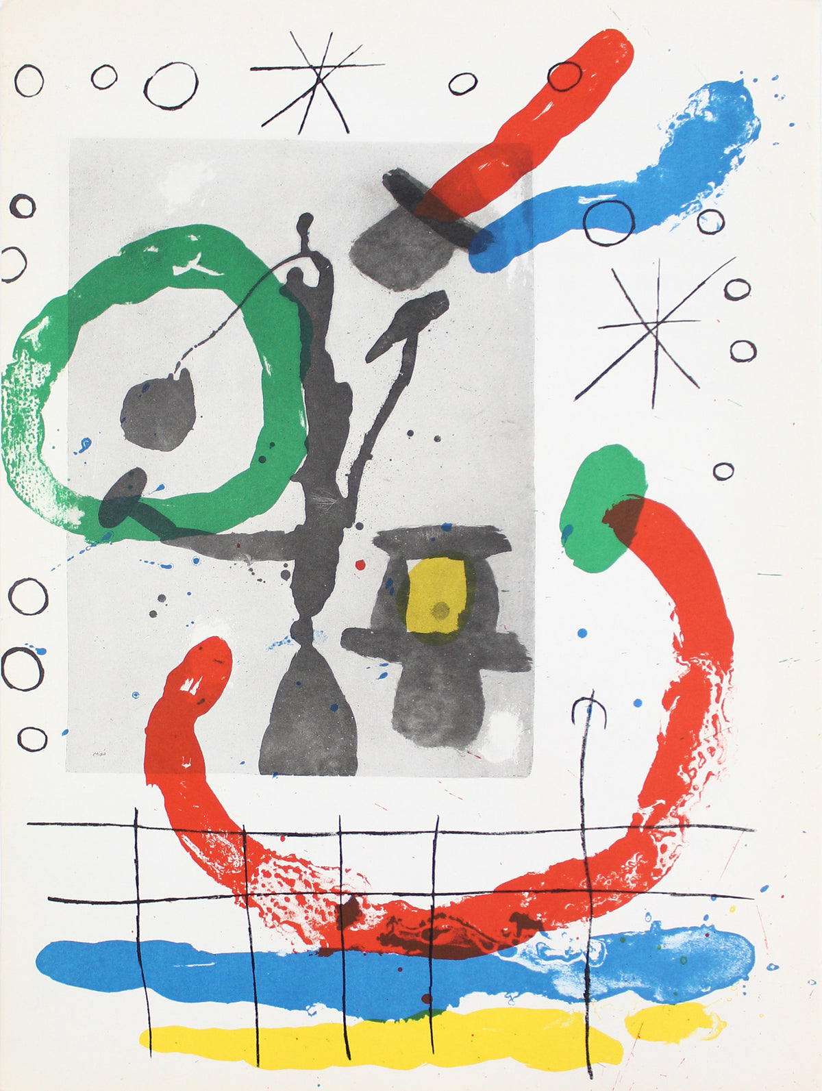 Joan Miro - Composition VIII from Derriere le Miroir