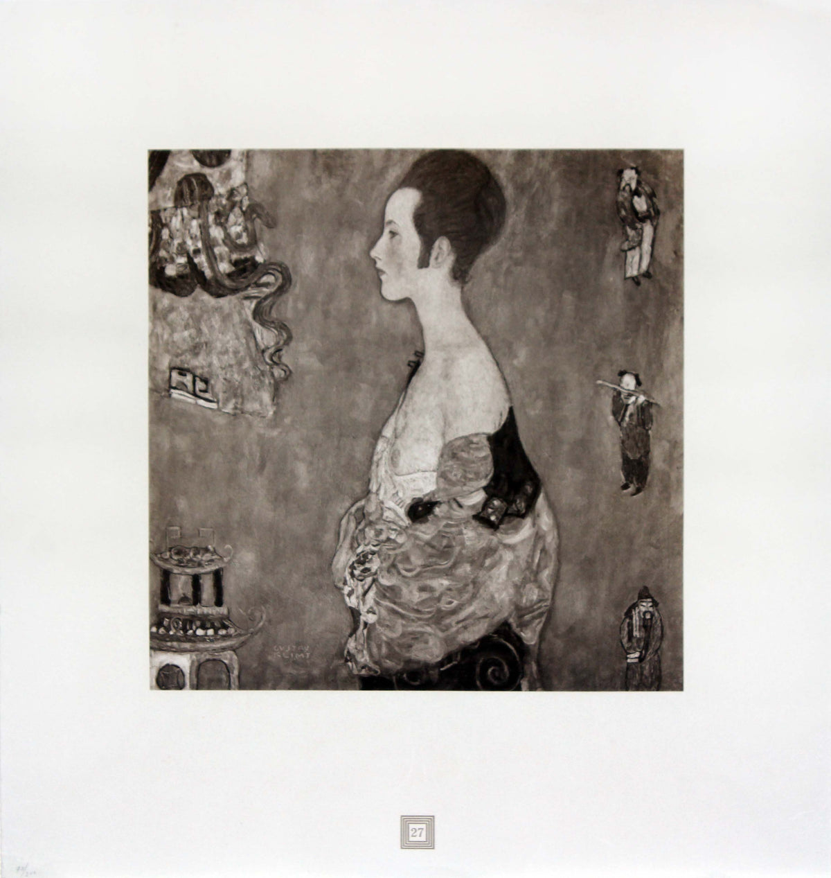 Gustav Klimt - Girl in Profile