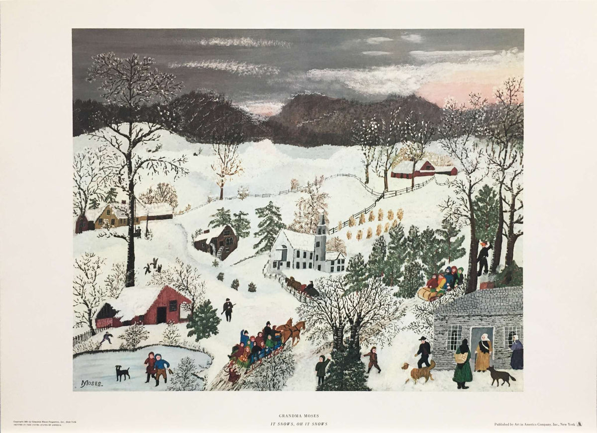 Grandma Moses - It Snows Oh It Snows