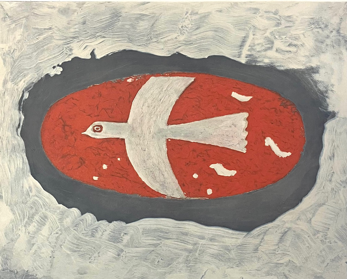Georges Braque - Oiseau en Rouge
