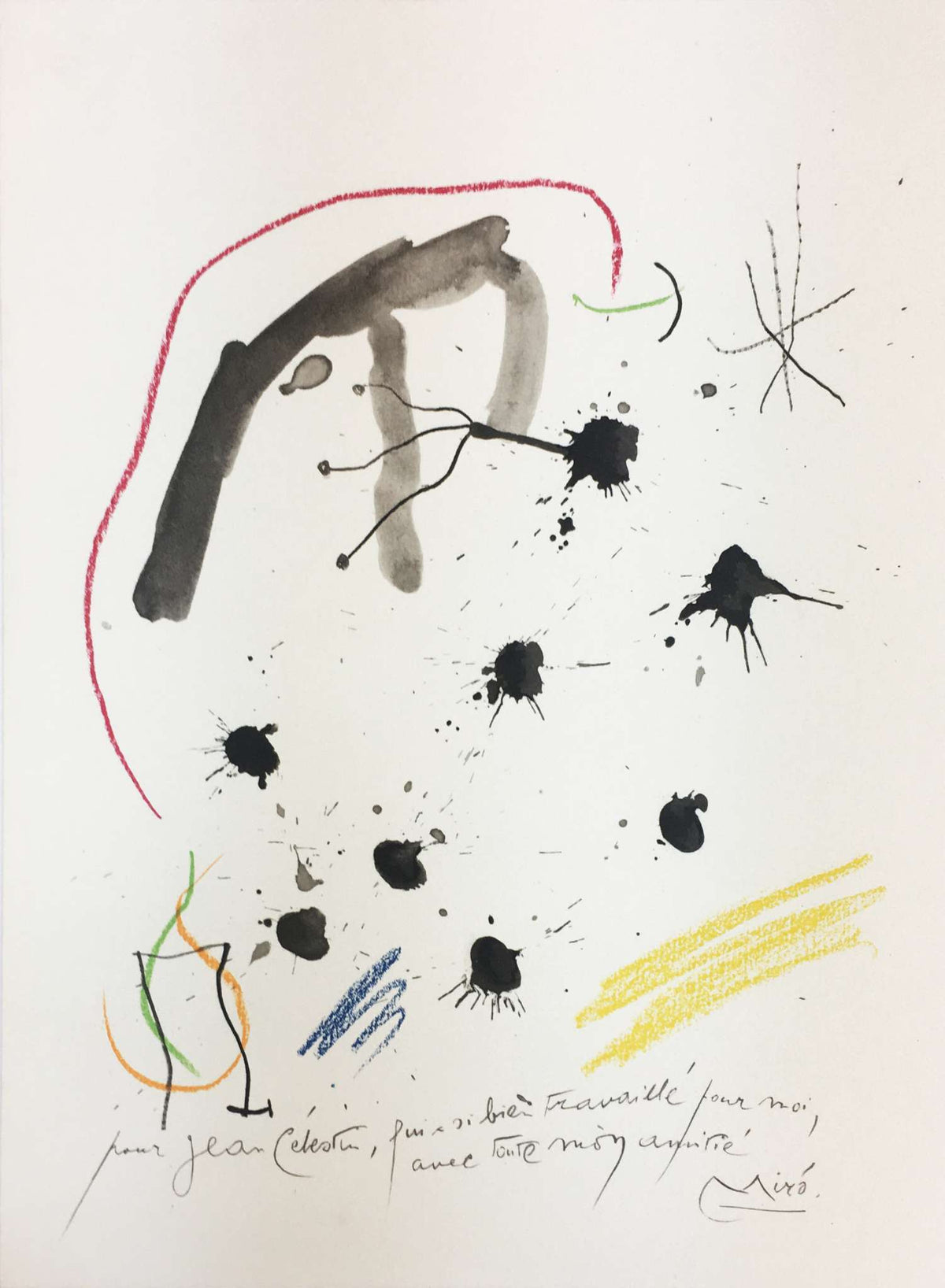 Joan Miro - Pour M Celestin