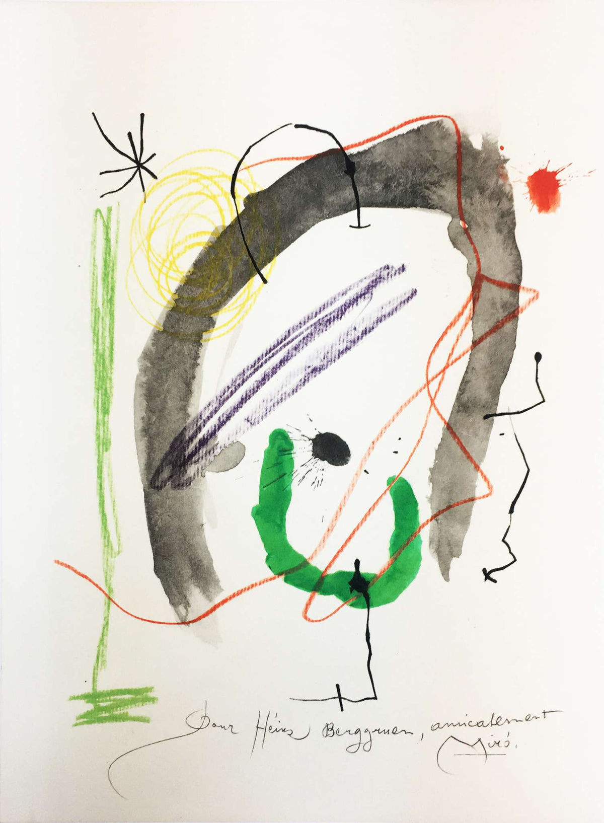 Joan Miro - Pour Heinz Berggruen