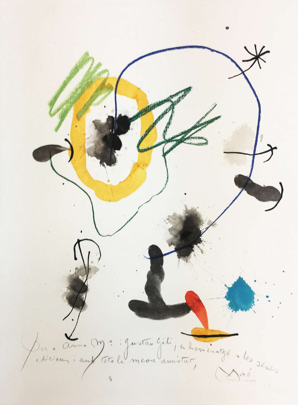 Joan Miro - Pour M Gustavo Gili