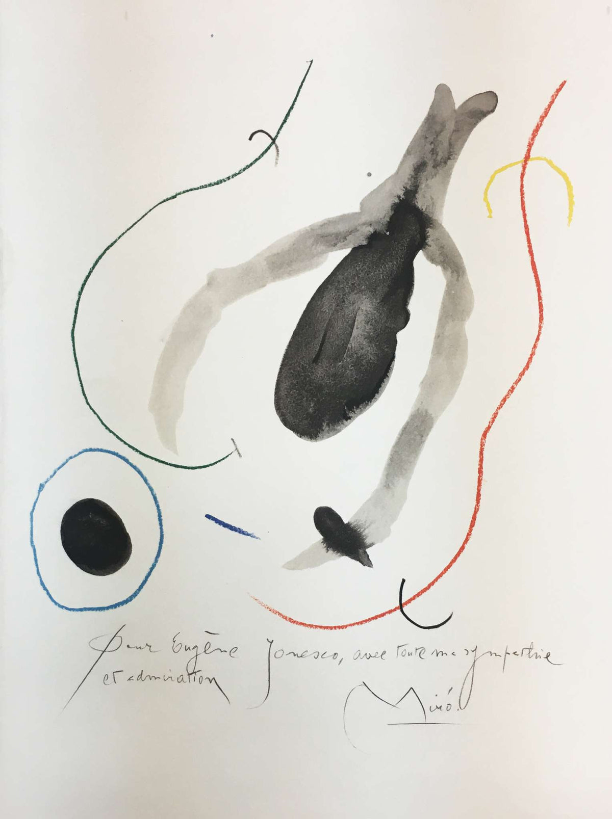 Joan Miro - Pour M Eugene Ionesco