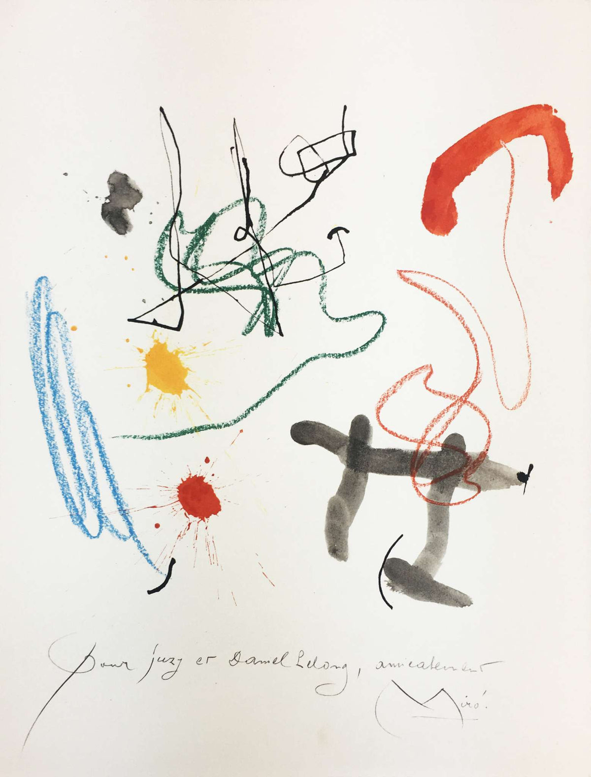 Joan Miro - Pour M Daniel Lelong