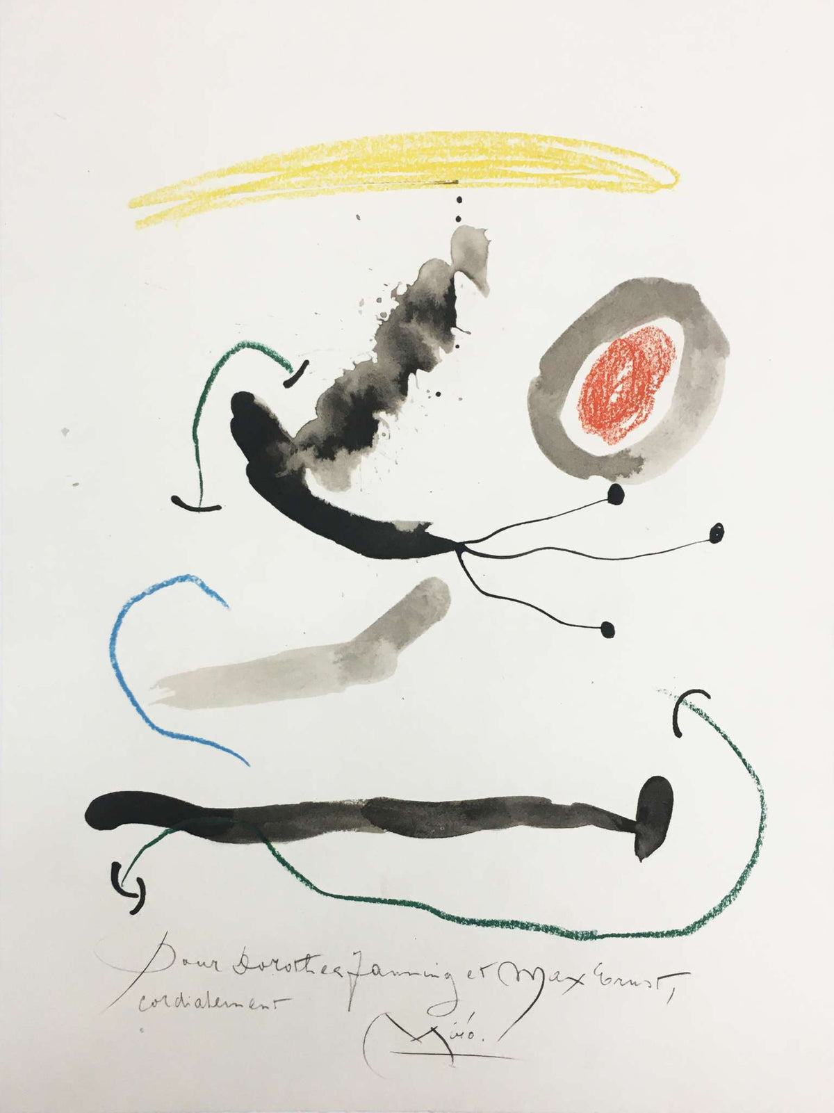 Joan Miro - Pour M Max Ernst