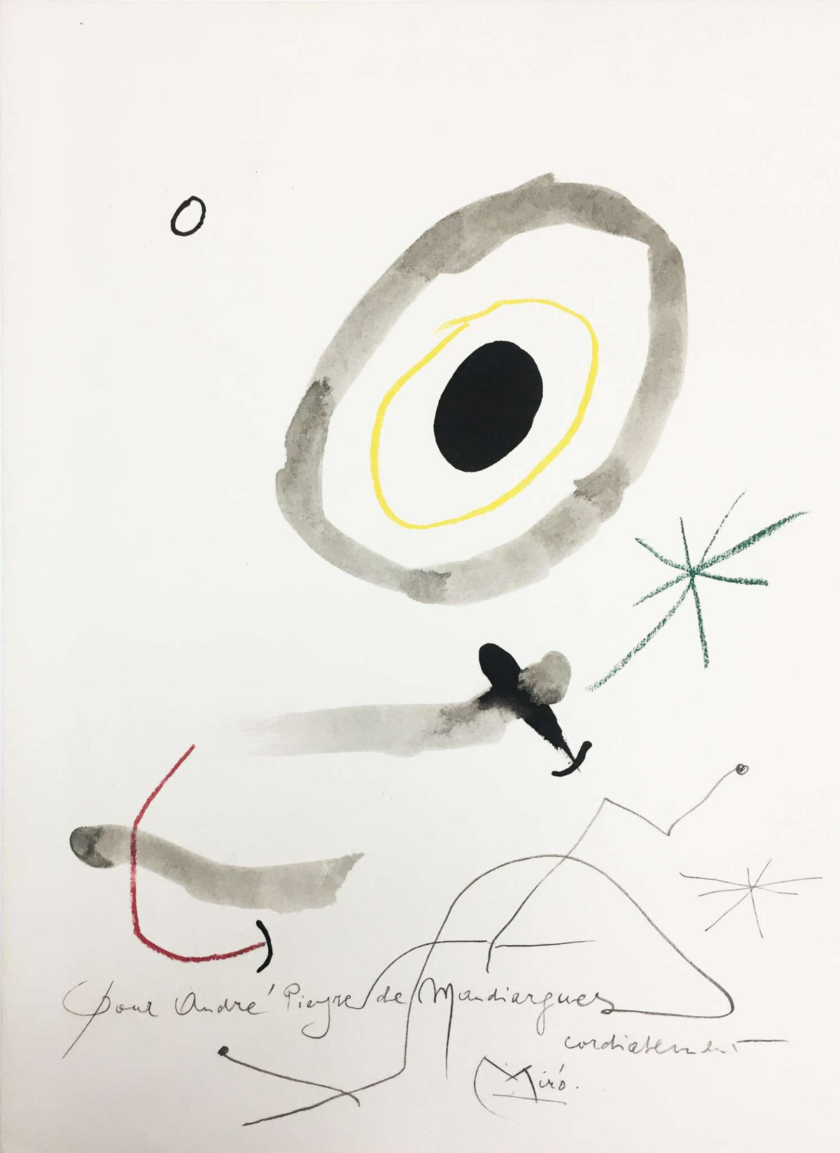 Joan Miro - Pour M Andre Pieyre de Mandiargues