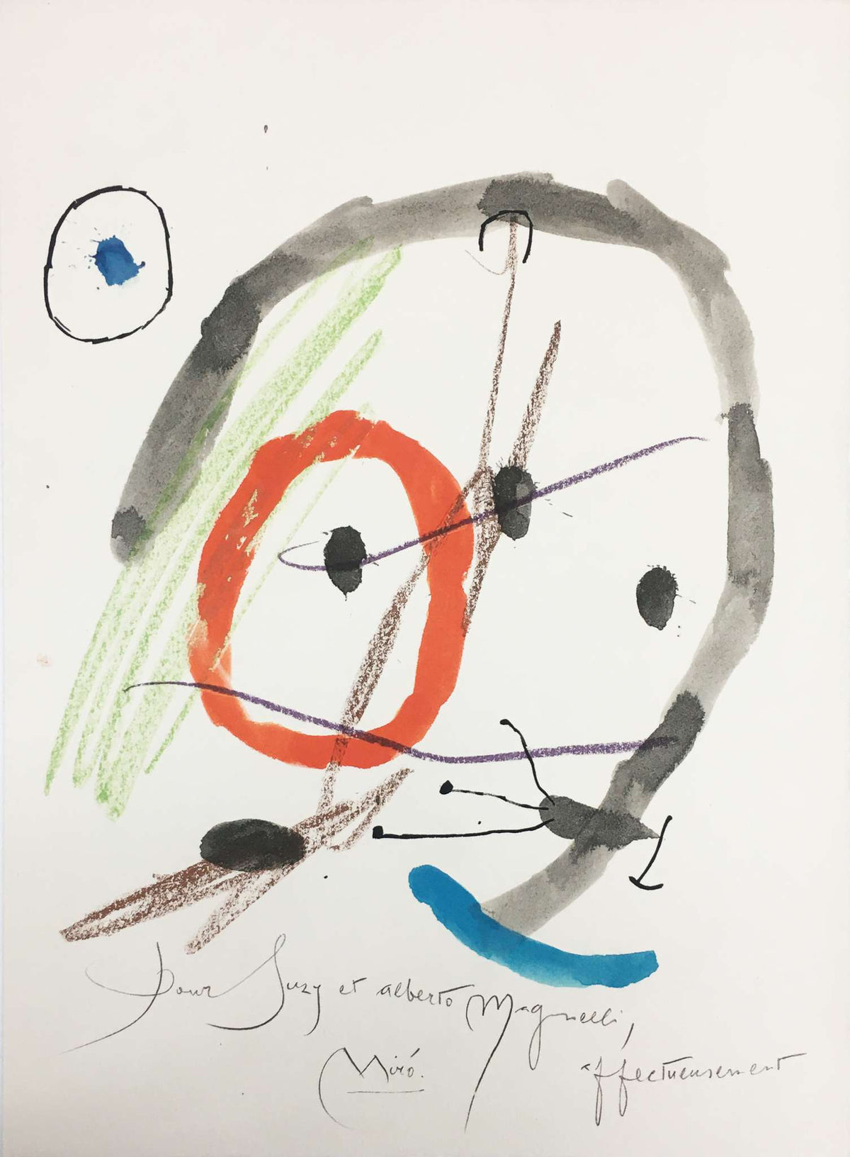 Joan Miro - Pour M Alberto Magnelli
