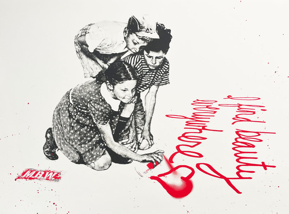 Mr. Brainwash - I Find Beauty Everywhere (Red)