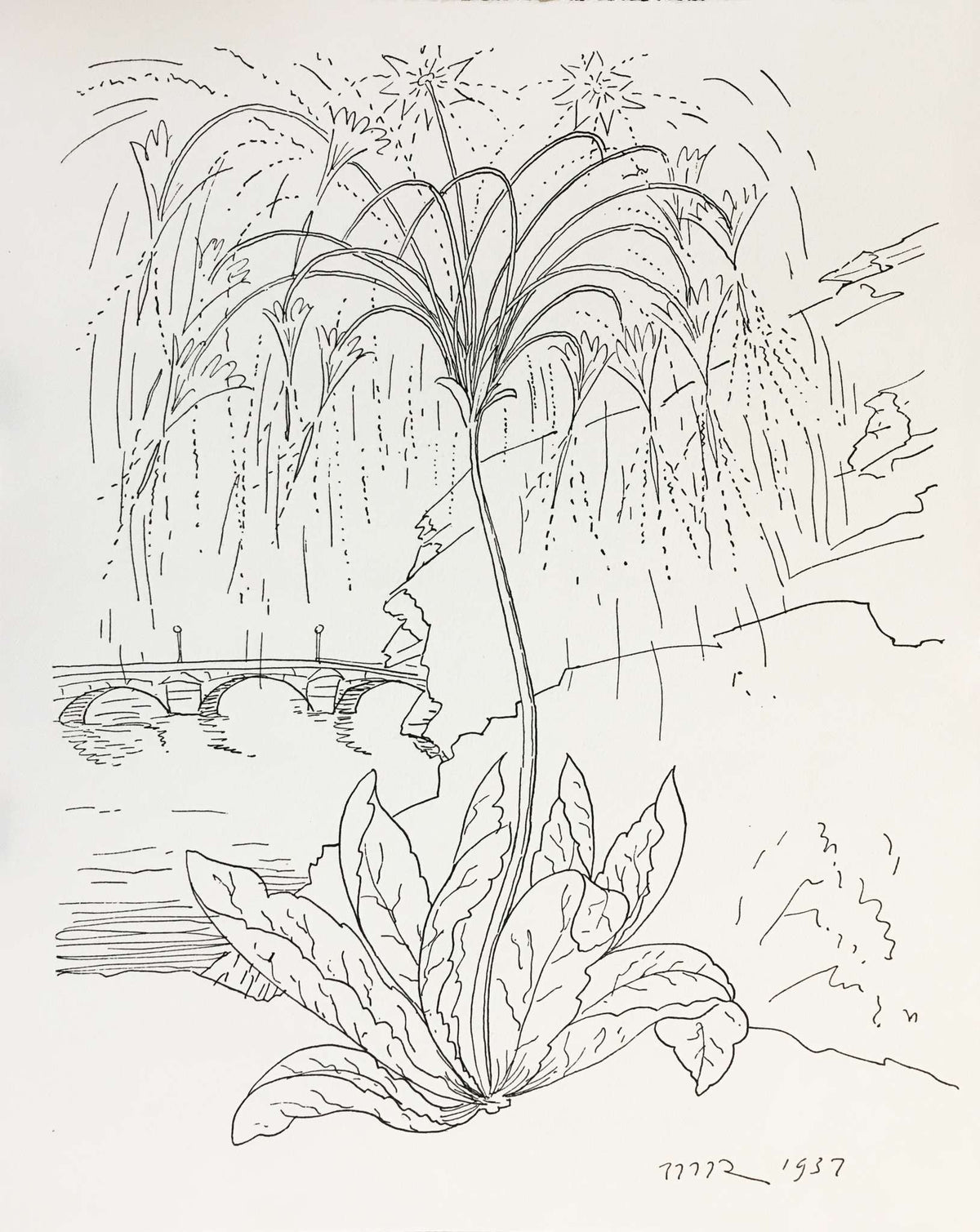 Man Ray - Untitled (Sparkling Plant)