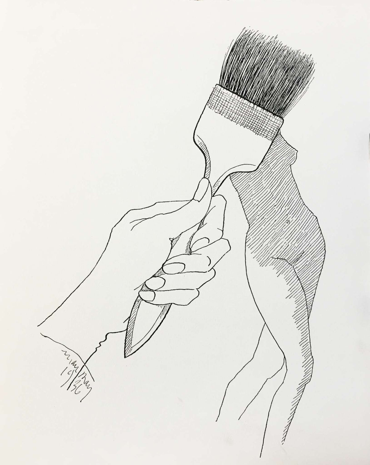 Man Ray - Untitled (Paintbrush)