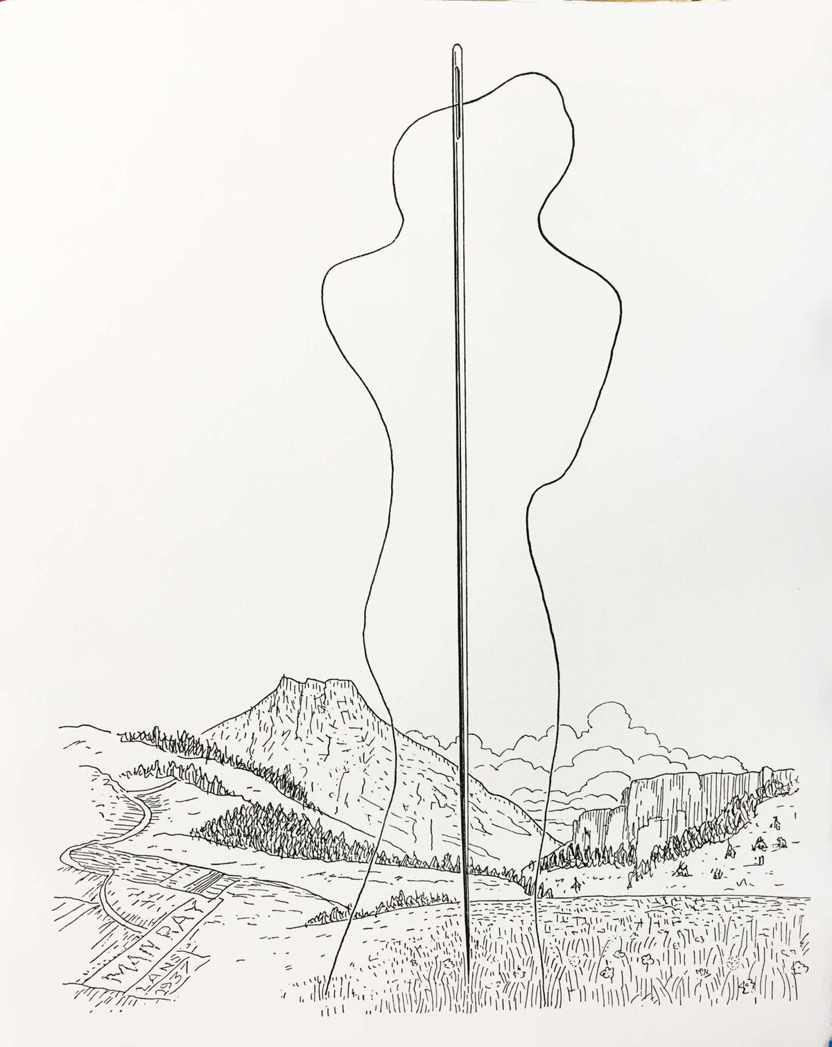 Man Ray - Untitled (Needle)