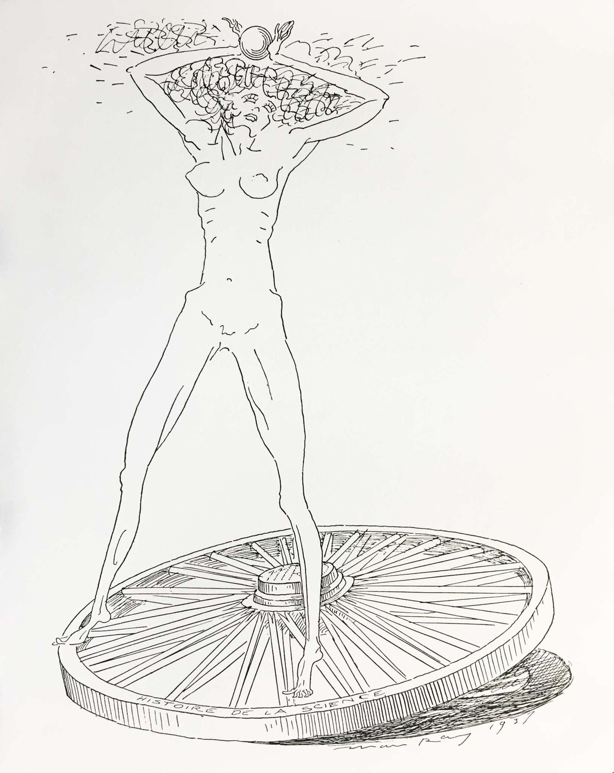 Man Ray - Untitled (Wagon Wheel)