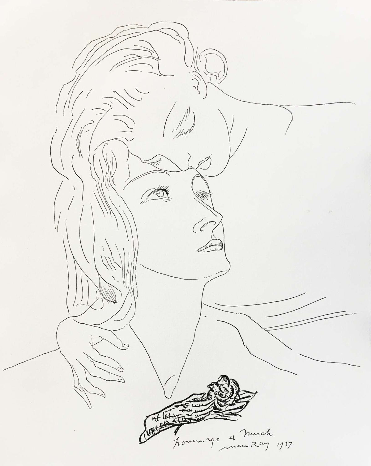 Man Ray - Untitled (Double Portrait)