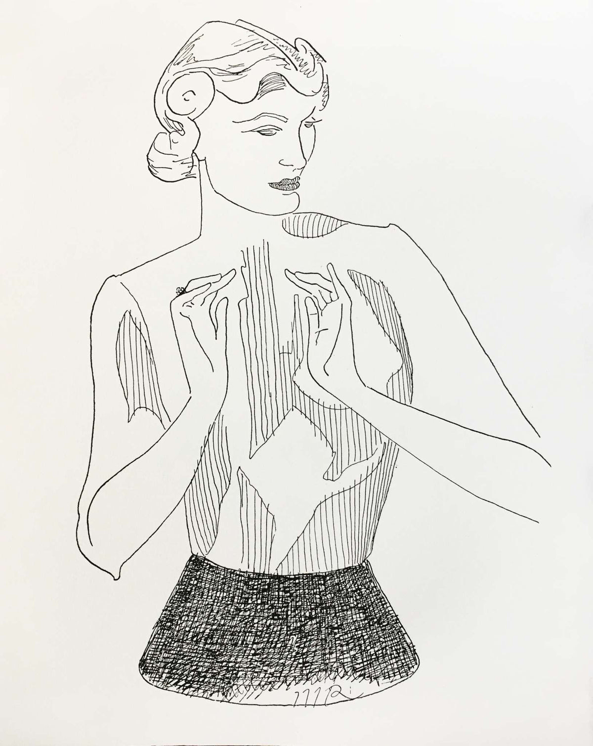 Man Ray - Untitled (Woman)