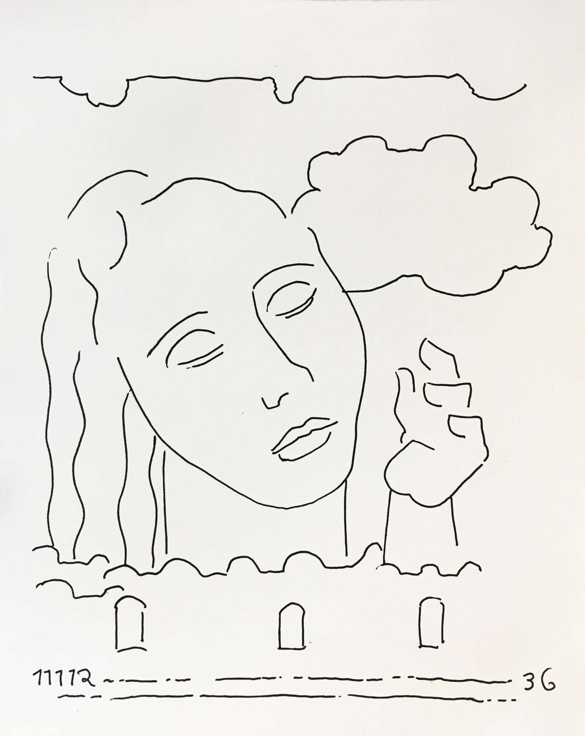 Man Ray - Untitled (Portrait II)