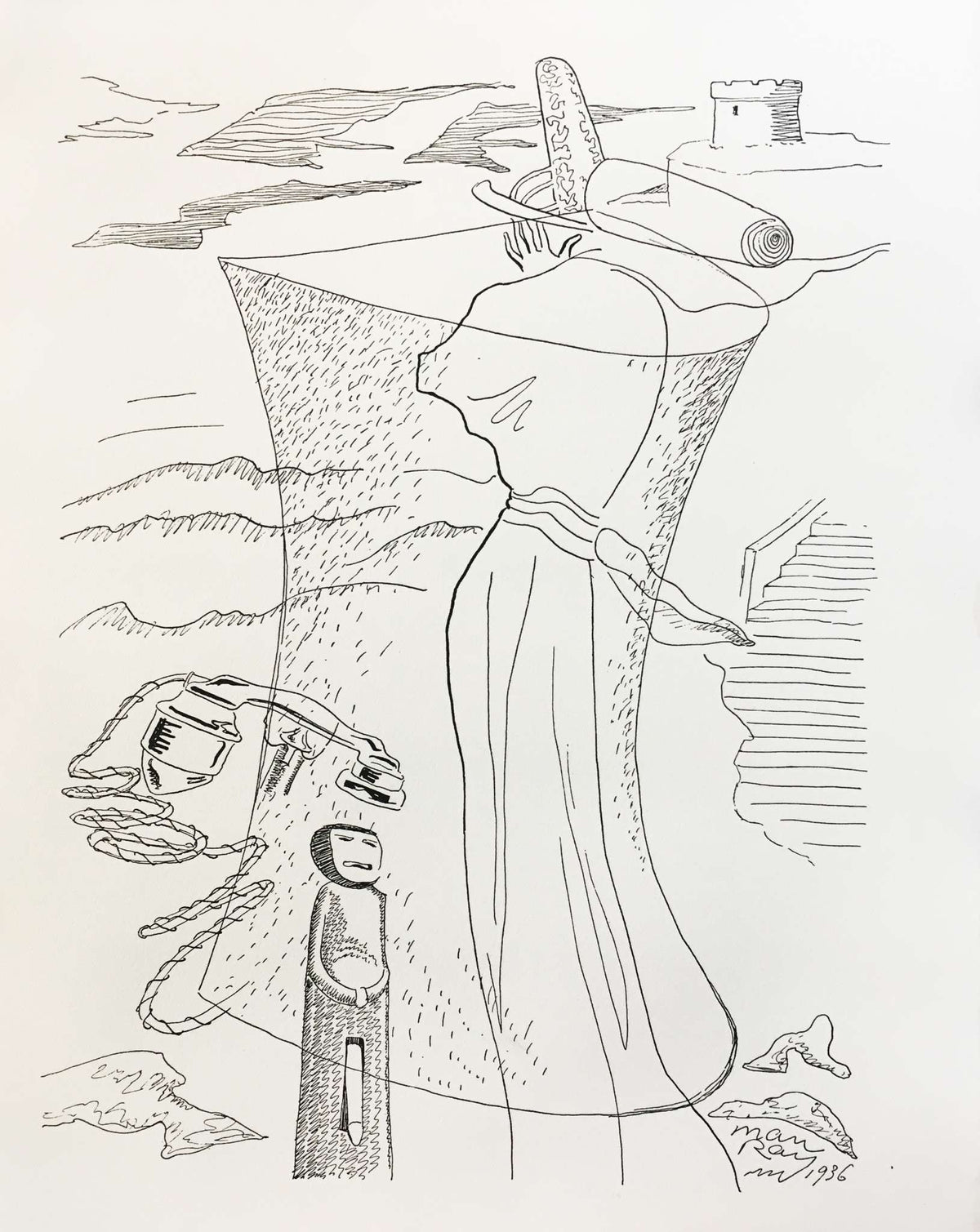 Man Ray - Untitled (Surrealist Landscape)