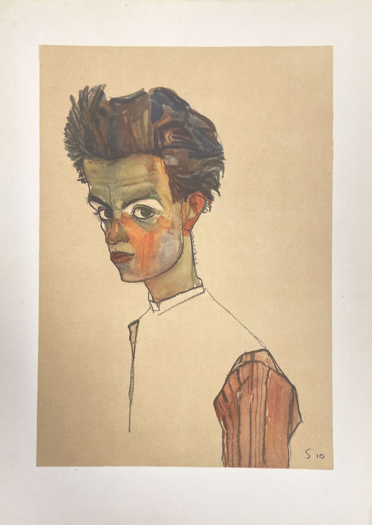 Egon Schiele - Self Portrait