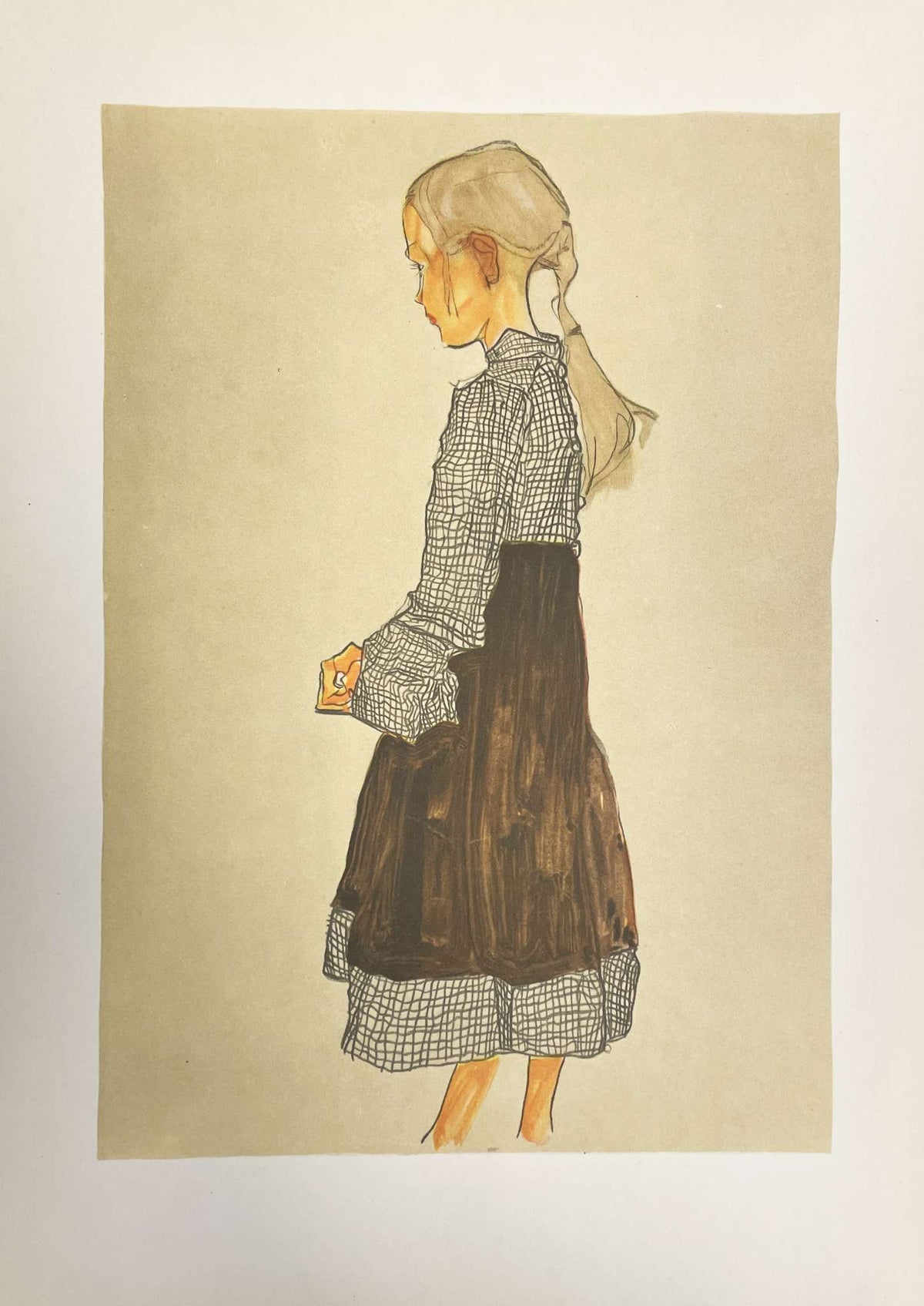 Egon Schiele - Little Austrian Girl