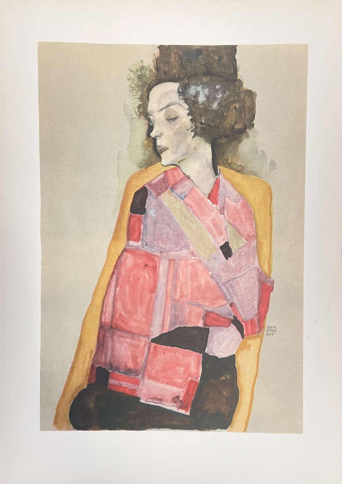 Egon Schiele - Girl Dreaming