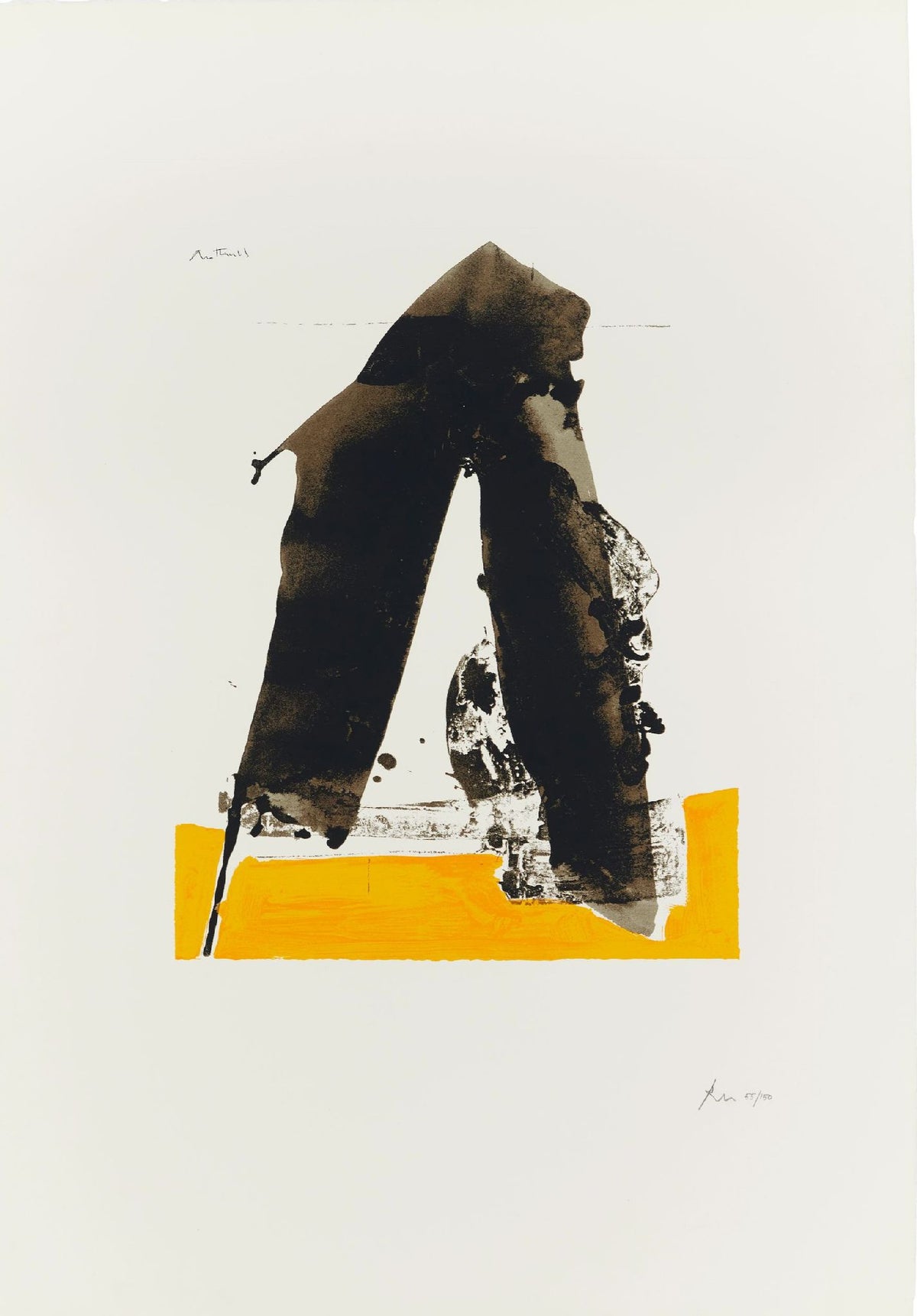 Robert Motherwell - Untitled (from The Basque Suite)