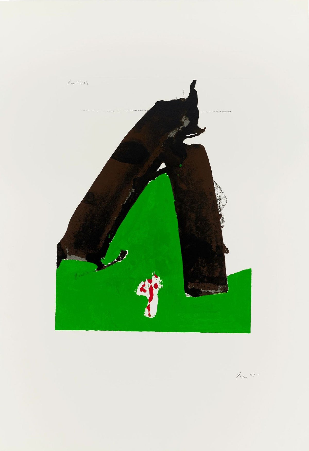 Robert Motherwell - Untitled (from The Basque Suite)