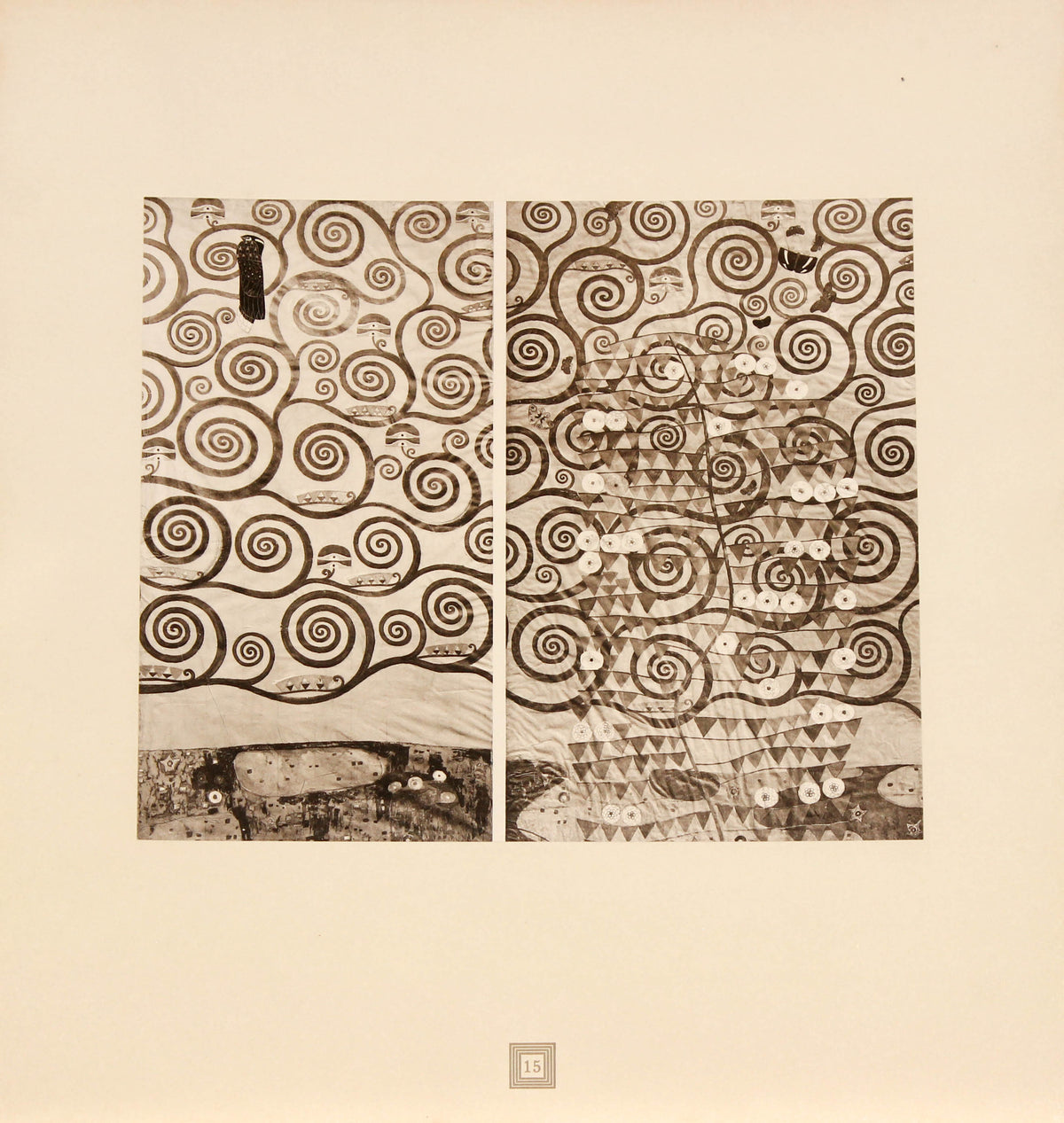 Gustav Klimt - Der Lebensbaum (Fortsetzung) II