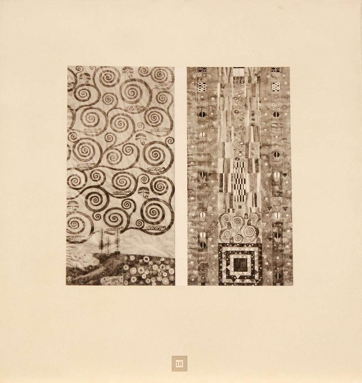 Gustav Klimt - Der Lebensbaum und das Mittelfeld