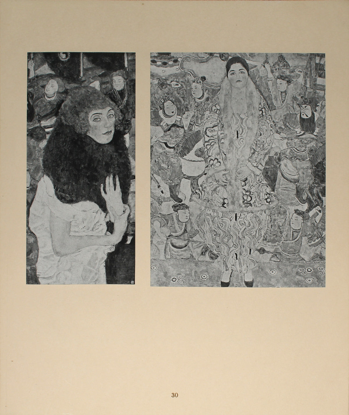 Gustav Klimt - Der Pelzkragen/Damen-Bildnis