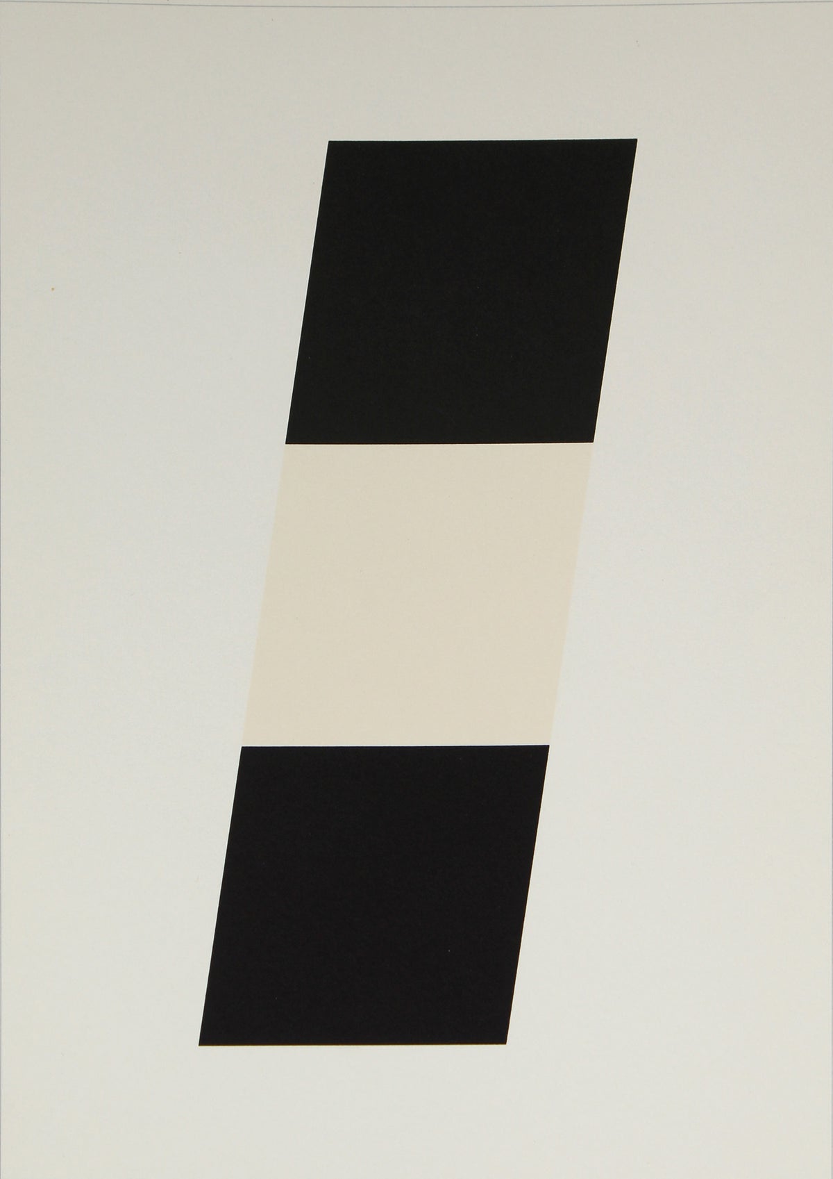 Ellsworth Kelly - Black/White/Black